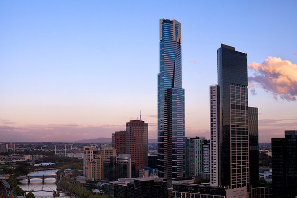 Melbourne CBD Sunset - 0902