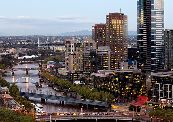 Melbourne CBD Sunset - 0934
