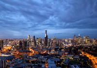 Melbourne CBD Sunset - 0894