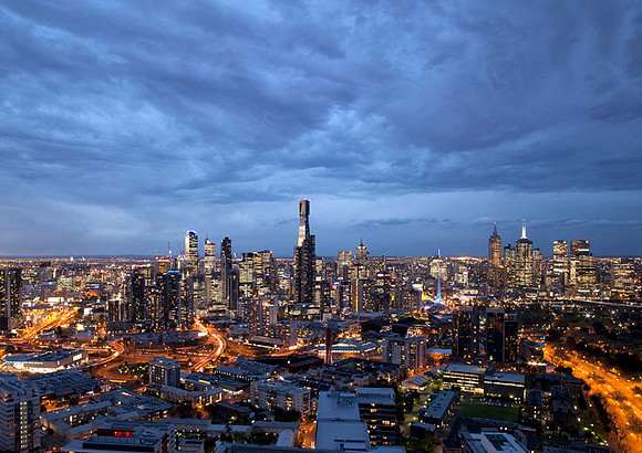 Melbourne CBD Sunset - 0894